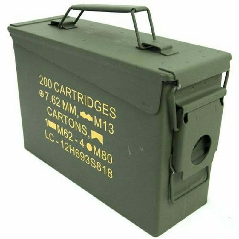 Caixa Munição Oem 200m 7-62 Aço Verde