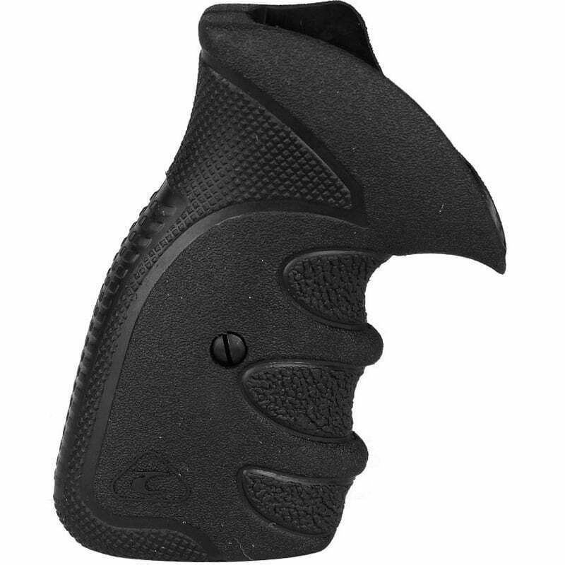 Empunhadura Anatômica Combat para Revolver Taurus 6 ou mais Tiros Polímero Preto
