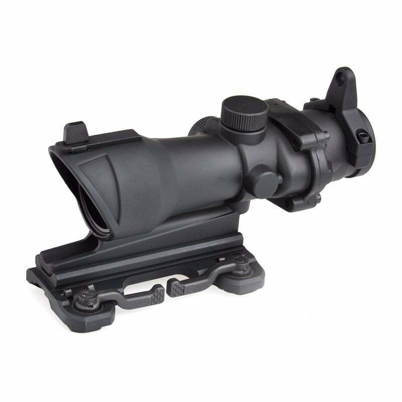 Mira Reddot Holografica Acog 4X Elevada para Airsoft cor preta