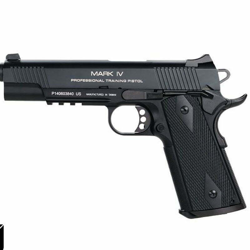 Pistola KWA 1911 MARK IV PTP GBB Full Metal Preta