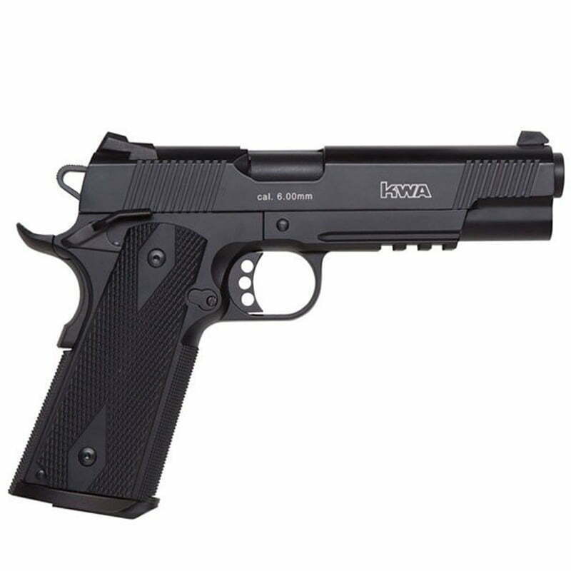 Pistola KWA 1911 MARK IV PTP GBB Full Metal Preta3