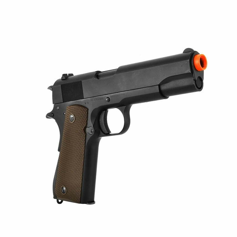 Pistola KWA M1911 A1 GBB Full Metal Preta + Magazine KWA 1911 A1 GBB 21 bbs Preta 22