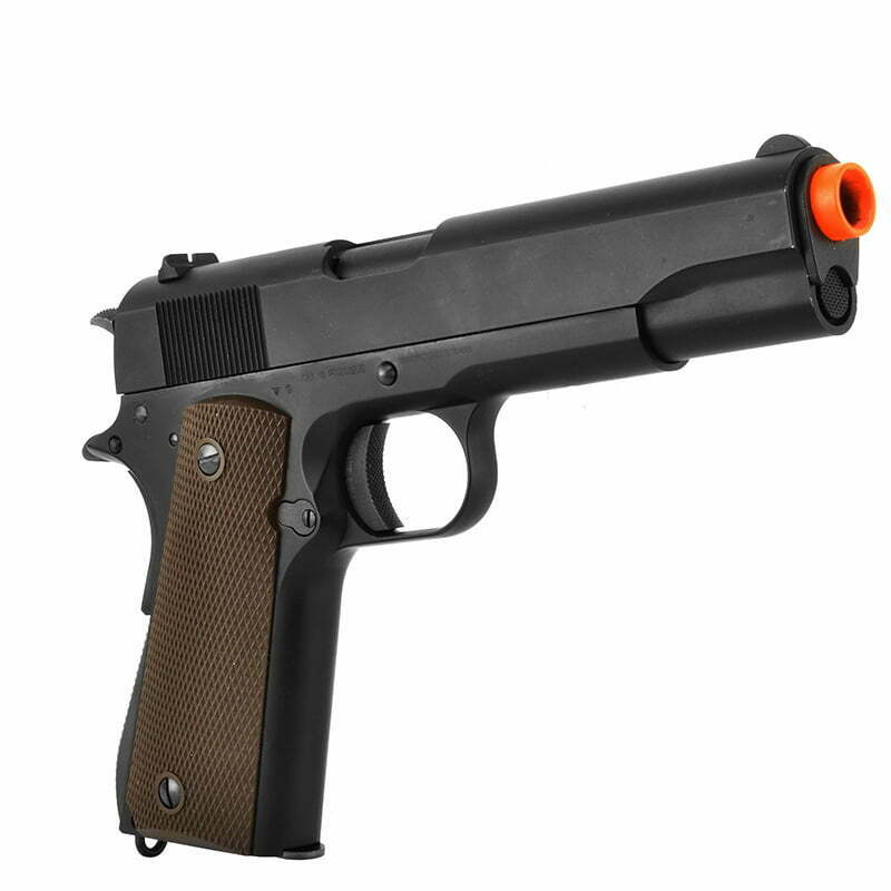 Pistola KWA M1911 A1 GBB Full Metal Preta + Magazine KWA 1911 A1 GBB 21 bbs Preta3