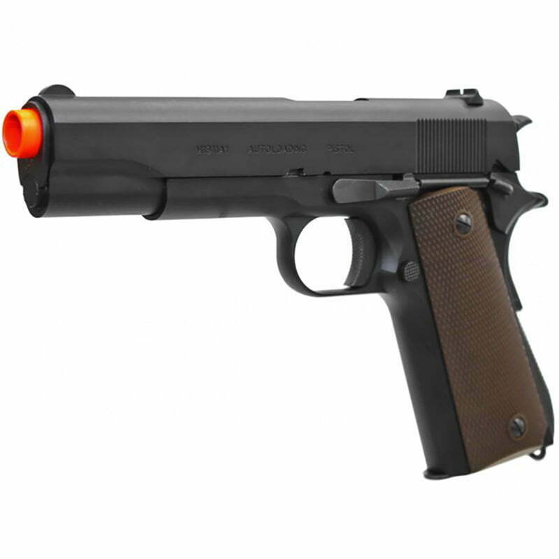 Pistola KWA M1911 A1 GBB Full Metal Preta + Magazine KWA 1911 A1 GBB 21 bbs Preta34