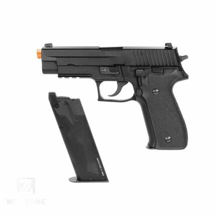 Pistola KWA M226 PTP GBB Full Metal Preta +Magazine KWA M226 NS2 GBB 25 bbs Preta