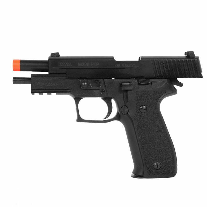 Pistola KWA M226 PTP GBB Full Metal Preta +Magazine KWA M226 NS2 GBB 25 bbs Preta23