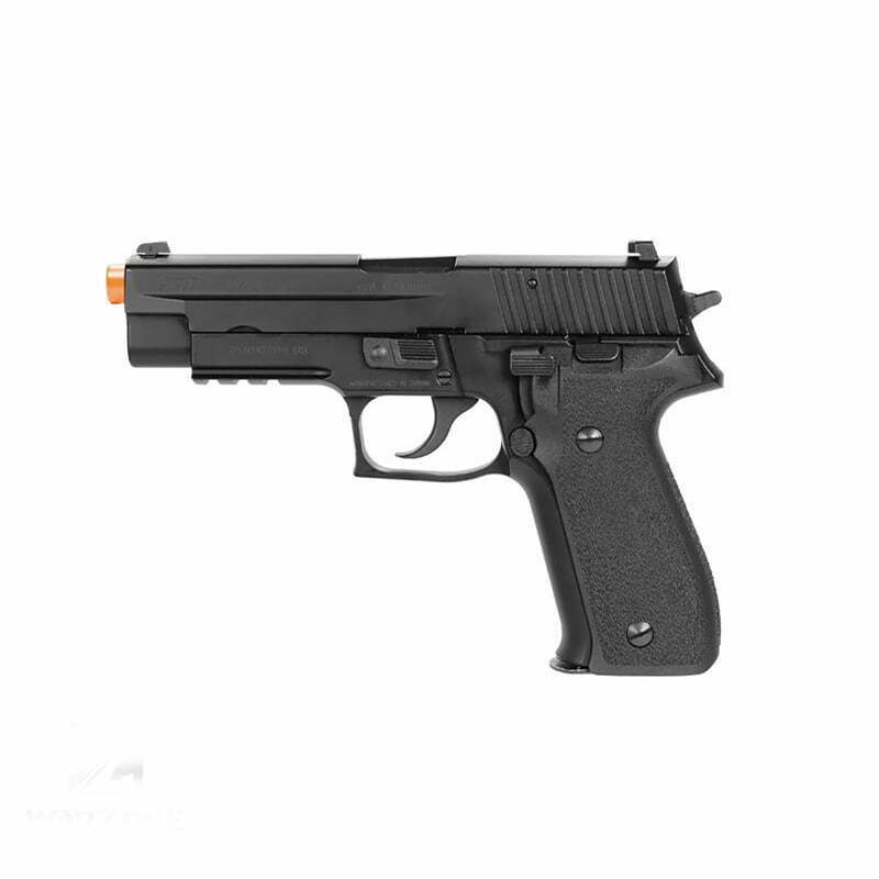 Pistola KWA M226 PTP GBB Full Metal Preta +Magazine KWA M226 NS2 GBB 25 bbs Preta234