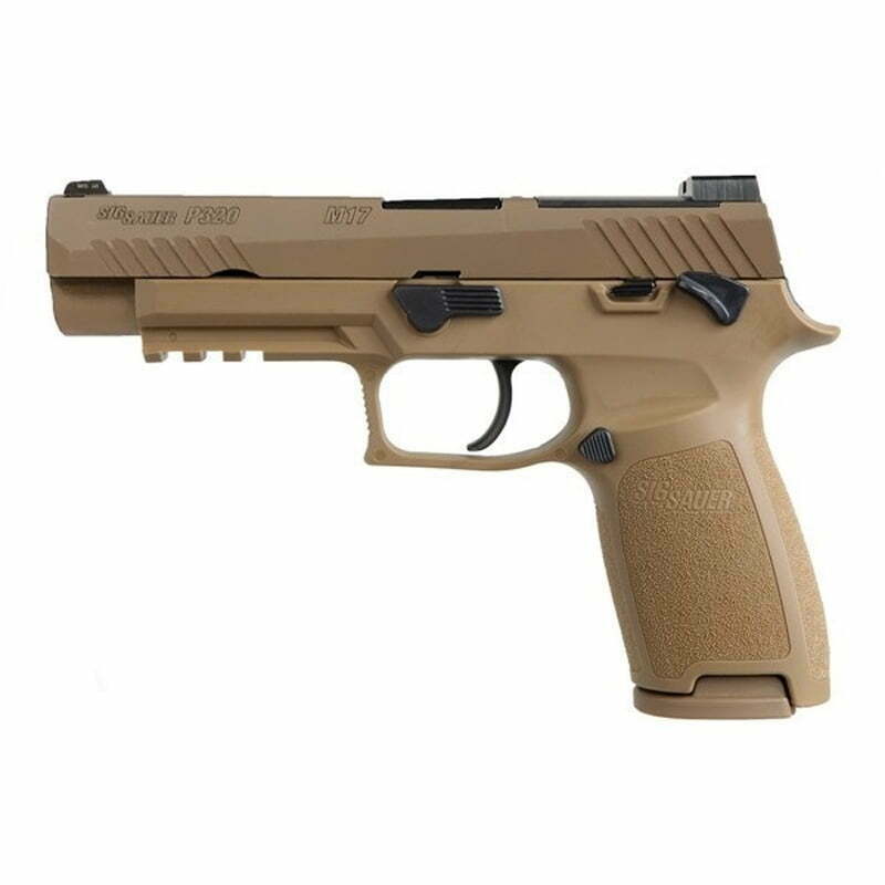 Pistola SIG SAUER P320 M17 Com Trava 9mm Luger Aço Polímero Coyote 2