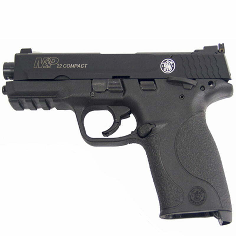 Pistola S&W Mp22 Compact Cal 22Lr Polímero Aço Preta
