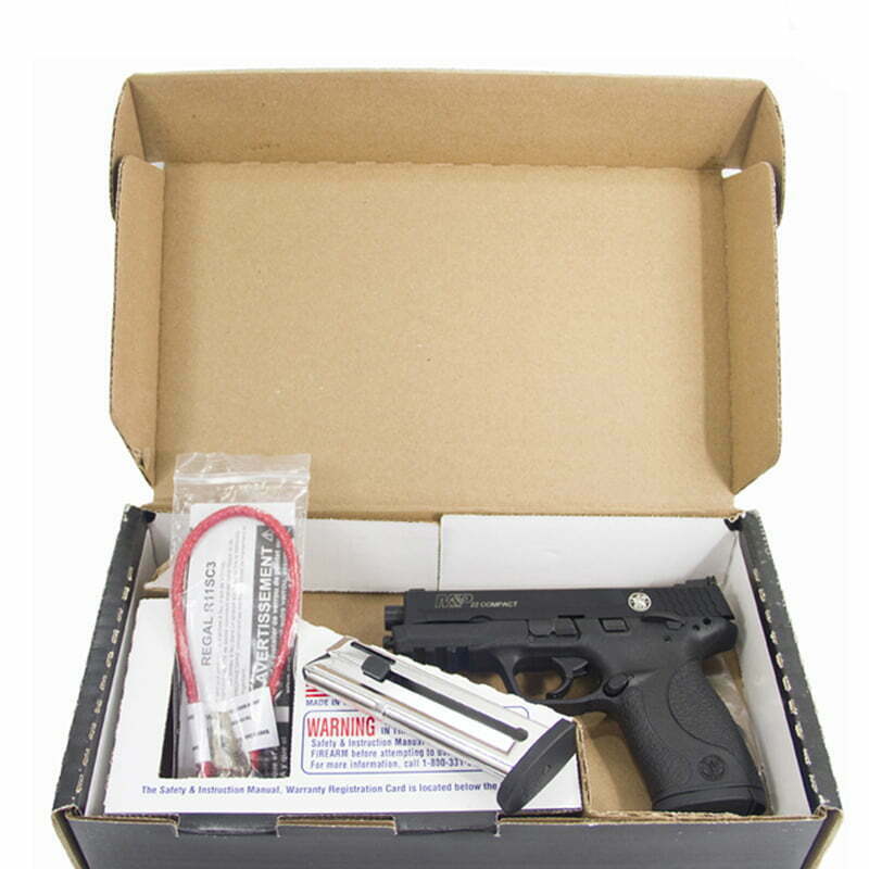 Pistola S&W Mp22 Compact Cal 22Lr Polímero Aço Preta 3