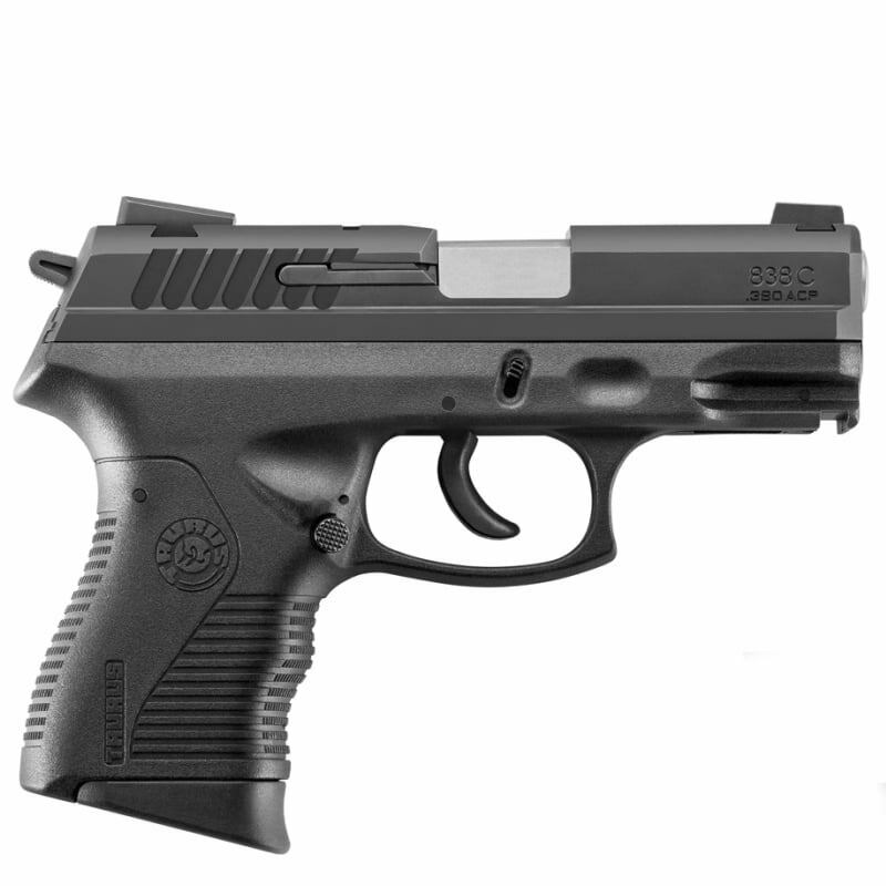Pistola Taurus 838C -380Acp Catx Polimero Aço Oxidado Fosco 2
