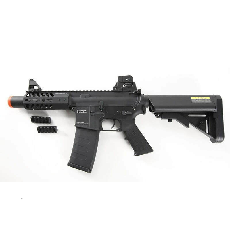 Rifle KWA KM4 KR5 AEG Full Metal Preta